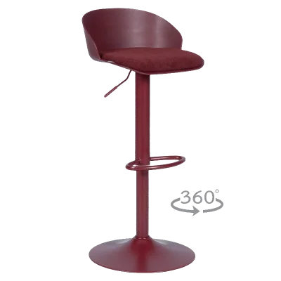 Бар стол Carmen Arelate - Червен