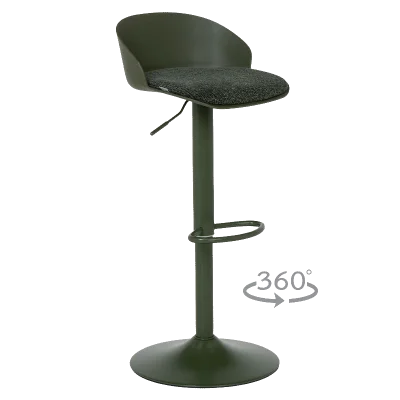 Бар стол Carmen Arelate - Зелен