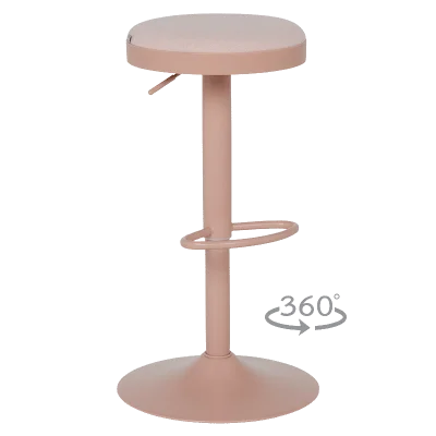 Бар стол Carmen Baroco - Розов