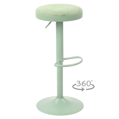 Бар стол Carmen Baroco - Светлозелен