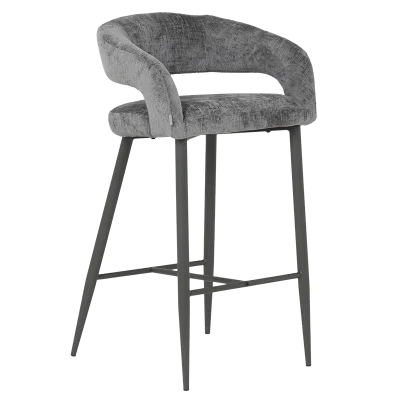 Бар стол Carmen Brea 2 - Сив