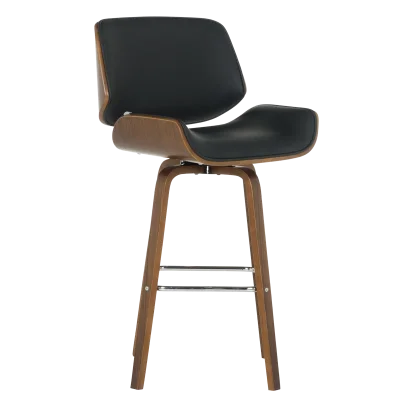 Бар стол Carmen 4027 - Орех/Черен