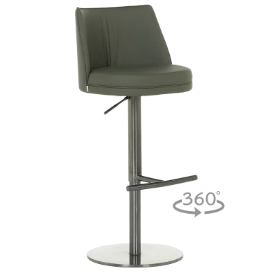 Бар стол Carmen Kariba - Черно/Зелен BG