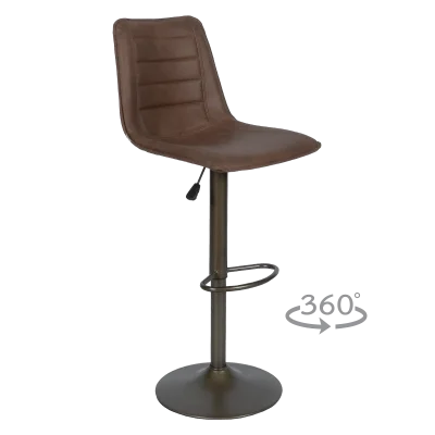 Бар стол Carmen Lacovia - Кафяв