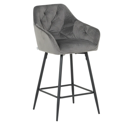 Бар стол Carmen Lazio - Сив