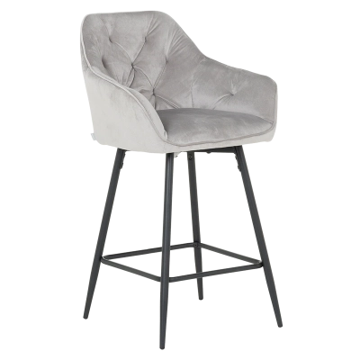 Бар стол Carmen Lazio - Светлосив