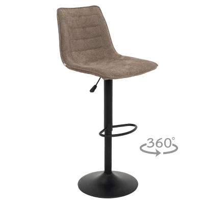 Бар стол Carmen Mavis - Кафяв