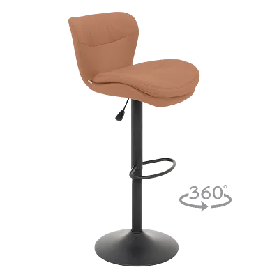 Бар стол Carmen Morant - Светлокафяв