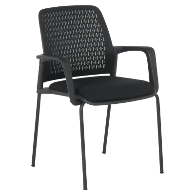 Посетителски стол Carmen 1138 G - Черен