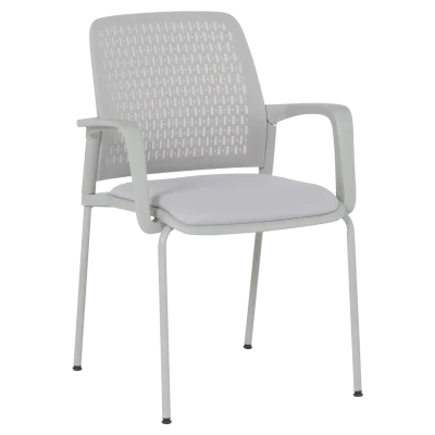 Посетителски стол Carmen 1138 G - Светлосив