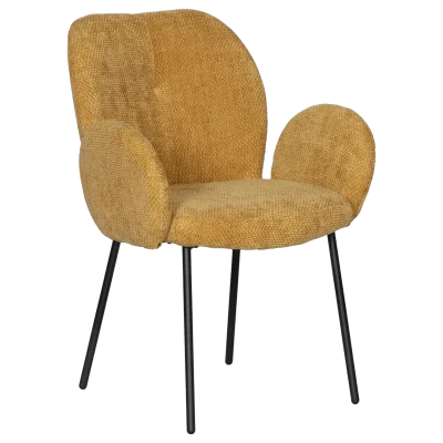 Трапезен стол Carmen Oliver - Златен 68