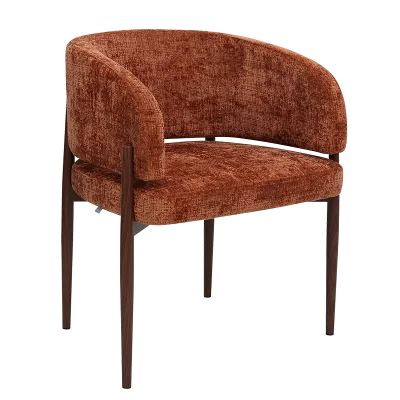 Трапезен стол Carmen Rimar - Оранжев 52 WAL