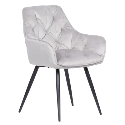 Трапезен стол Carmen Latina - Светлосив