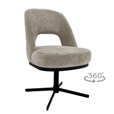 Трапезен стол Carmen Tapa - Бежов 171