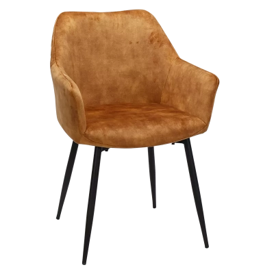 Трапезен стол Carmen Topton - Оранжев MJ 1