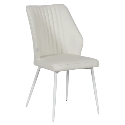 Трапезен стол Carmen Laredo 3 Y силиконова кожа - Шампанско 02