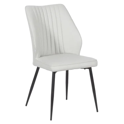 Трапезен стол Carmen Laredo Y еко кожа - Светлосив 29