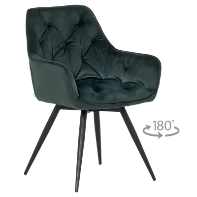 Трапезен стол Carmen Latina Premium - Зелен