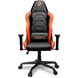 COUGAR ARMOR AIR, Gaming Chair, Breathable Mesh Back Design + Detachable Soft Foam Leather Cover, Lumbar Pillow, High Density Shaping Foam, Adjustable Tilting, 2D Adjustable armrest, Full Steel Frame, Class 4 Gas Lift Cylinder