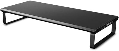 Стойка за монитор Monitor stand M-DESK F3 BK - USB2.0 Hub, Черен | DP-MS-MDF3-BKD2