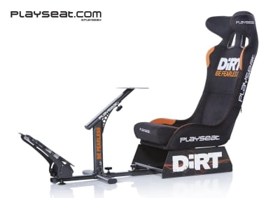 Геймърски стол Playseat Dirt, Черен Alcantara (PLAYSEAT-RC-DIRT)