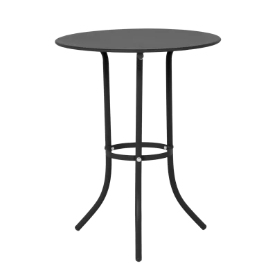 Метална градинска маса Carmen Niger D 60 - Черна