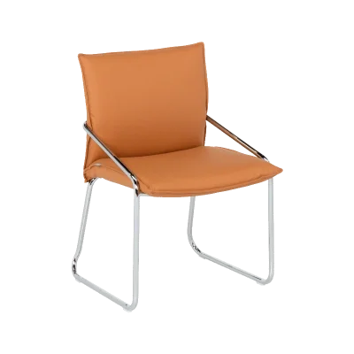 Посетителски стол Carmen 1144 - Оранжев