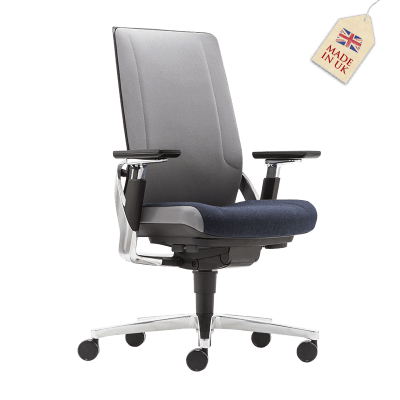 Ергономичен офис стол Senator i-Workchair WRK140 MF - Сив/Черен