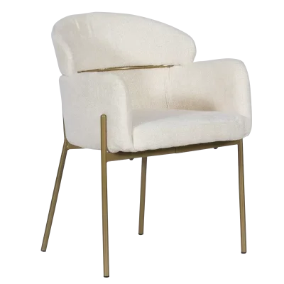 Трапезен стол Carmen Crotone 1 - Крем