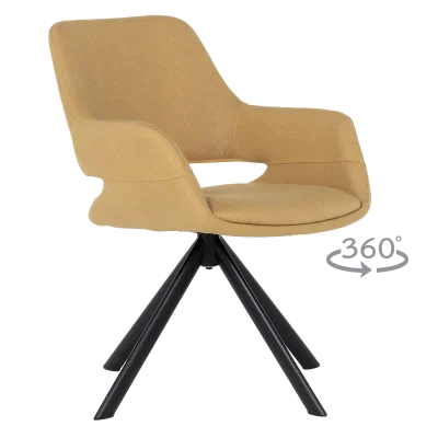 Трапезен стол Carmen Devon - Жълт SF 1