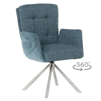 Трапезен стол Carmen Keila - Син