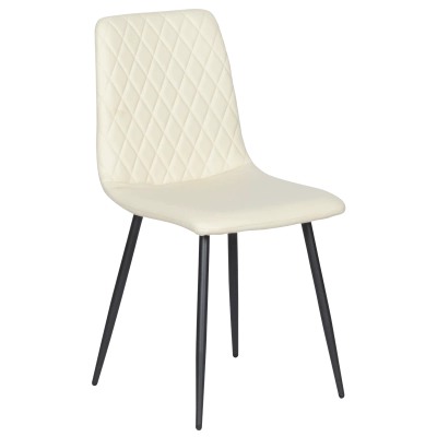 Трапезен стол Carmen Monza еко кожа - Крем