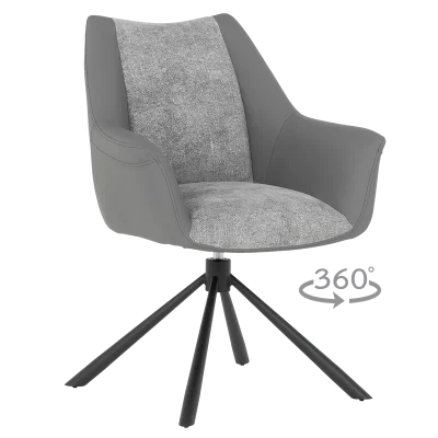 Трапезен стол Carmen Tempe - Тъмносив