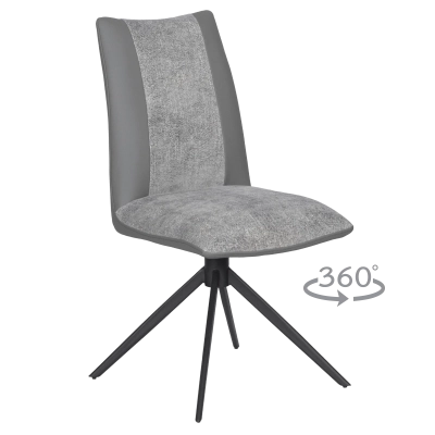 Трапезен стол Carmen Tulsa - Тъмносив