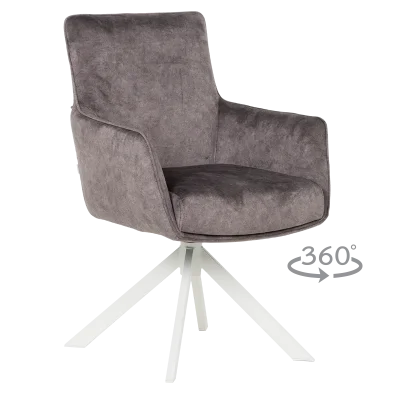 Трапезен стол Carmen Valga 6 - Тъмнобежов