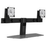 Стойка за 2 монитори Dell Dual Monitor Stand, 19"-27", 6 кг, Черна