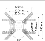 Регулируема стойка за монитор и телевизор Neomounts Select Flat Screen Wall Mount | NM-W325BLACK