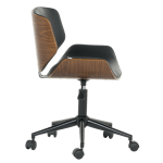 Президентски офис стол Carmen 6409 - орех-черен