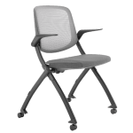 Посетителски стол AGNO - тъмносив