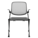 Посетителски стол AGNO - тъмносив