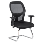 Посетителски стол Carmen 7620 - черен