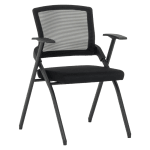 Посетителски стол Carmen 1702 - черен