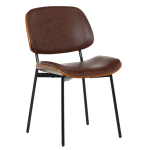 Посетителски стол Carmen 1180 - орех-искрящо кафяв