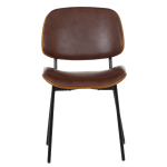 Посетителски стол Carmen 1180 - орех-искрящо кафяв