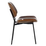 Посетителски стол Carmen 1180 - орех-искрящо кафяв