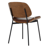 Посетителски стол Carmen 1180 - орех-искрящо кафяв