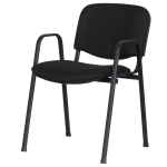 Посетителски стол Carmen 1137 LUX - черен