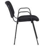 Посетителски стол Carmen 1137 LUX - черен