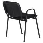 Посетителски стол Carmen 1137 LUX - черен