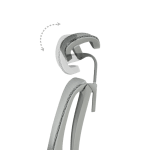 Ергономичен стол ERGOHUMAN IOO ULTRA - сива рамка - сив